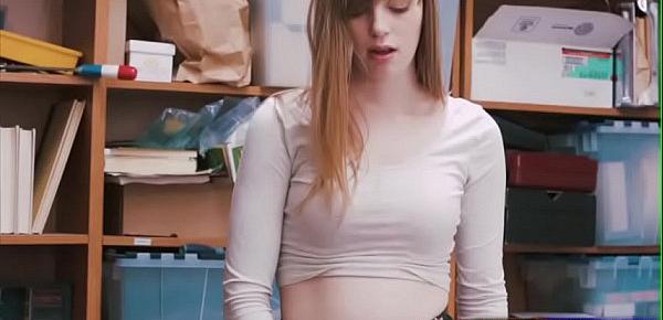 Teen Shoplyfter Stripdowns and Fucks Loss Prevention Officer